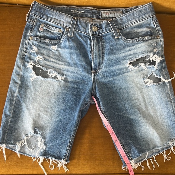 AG-ED Adriano Goldschmied Denim Nikki Relaxed Skinny Short 27 R - Picture 6 of 6